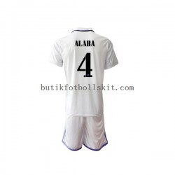 Real Madrid David Alaba 4 Barn Hemma Matchtröja 2022/23 Kortärmad