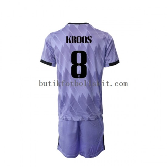 Real Madrid Toni Kroos 8 Barn Borta Matchtröja 2022/23 Kortärmad