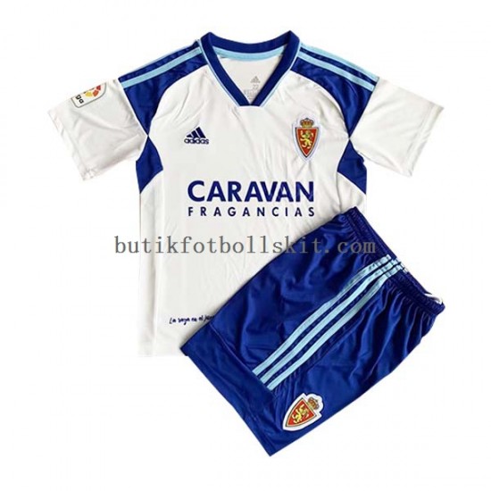 Real Zaragoza Barn Hemma Matchtröja 2022/23 Kortärmad