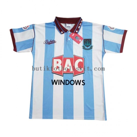 West Ham United Retro Män Borta Matchtröja 1991/92 Kortärmad