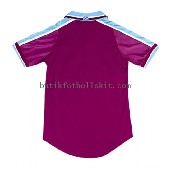 West Ham United Retro Män Hemma Matchtröja 1999-2001 Kortärmad