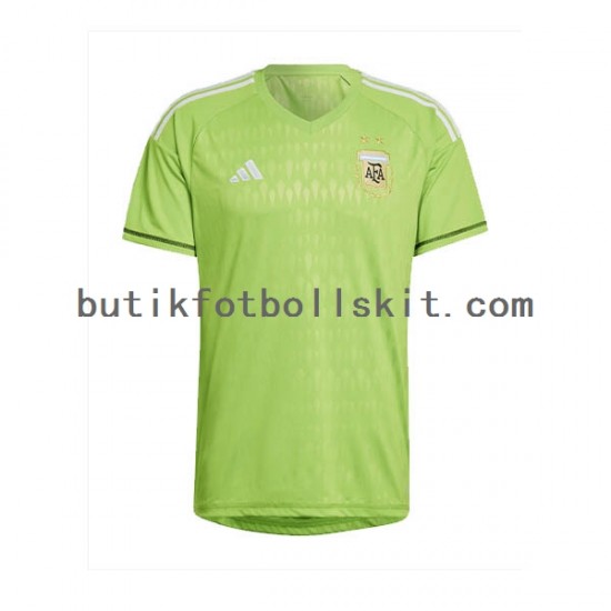Argentina Målvakt Män Borta Matchtröja World Cup 2022 Kortärmad