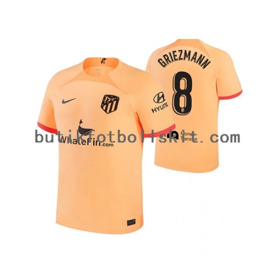 Atlético Madrid Antoine Griezmann 8 Män Tredje Matchtröja 2022/23 Kortärmad