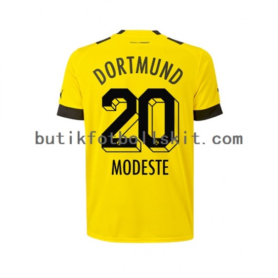 Borussia Dortmund Anthony Modeste 20 Män Hemma Matchtröja 2022/23 Kortärmad