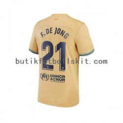 FC Barcelona Frenkie de Jong 21 Män Borta Matchtröja 2022/23 Kortärmad