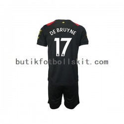 Manchester City De Bruyne 17 Barn Borta Matchtröja 2022/23 Kortärmad