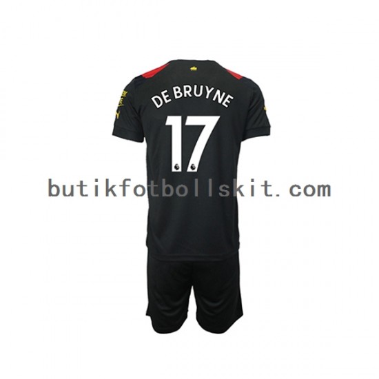 Manchester City De Bruyne 17 Barn Borta Matchtröja 2022/23 Kortärmad