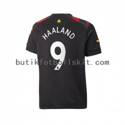 Manchester City Haaland 9 Män Borta Matchtröja 2022/23 Kortärmad