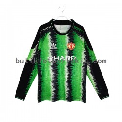 Manchester United Målvakt Retro Män Hemma Matchtröja 1990/91 Långärmad