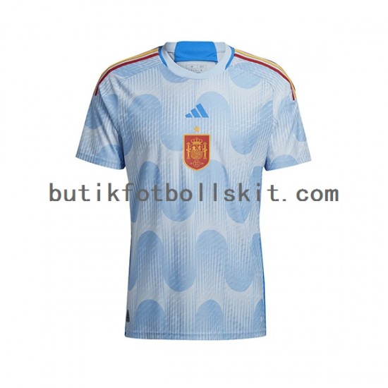 Spanien Män Borta Matchtröja World Cup 2022 Kortärmad
