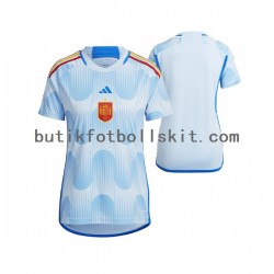 Spanien Kvinnor Borta Matchtröja World Cup 2022 Kortärmad