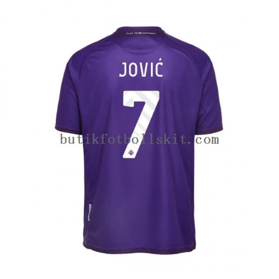 Fiorentina Jovic 7 Män Hemma Matchtröja 2022/23 Kortärmad