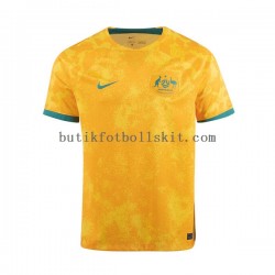 Australien Män Hemma Matchtröja World Cup 2022 Kortärmad