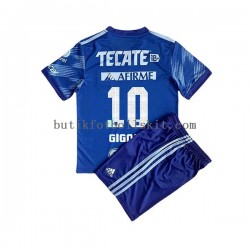 Tigres UANL André-Pierre Gignac 10 Barn Borta Matchtröja 2022/23 Kortärmad