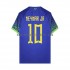 Brasilien Neymar JR 10 Män Borta Matchtröja World Cup 2022 Kortärmad