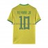 Brasilien Neymar JR 10 Män Hemma Matchtröja World Cup 2022 Kortärmad