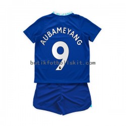 Chelsea Aubameyang 9 Barn Hemma Matchtröja 2022/23 Kortärmad