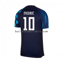 Kroatien Modrić 10 Män Borta Matchtröja World Cup 2022 Kortärmad