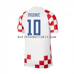 Kroatien Modrić 10 Män Hemma Matchtröja World Cup 2022 Kortärmad