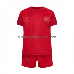 Danmark Barn Hemma Matchtröja World Cup 2022 Kortärmad