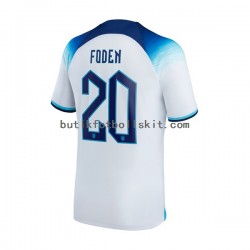 England Foden 20 Män Hemma Matchtröja World Cup 2022 Kortärmad