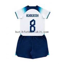 England Henderson 8 Barn Hemma Matchtröja World Cup 2022 Kortärmad