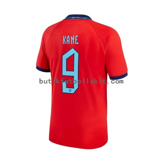 England Kane 9 Män Borta Matchtröja World Cup 2022 Kortärmad