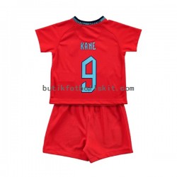 England Kane 9 Barn Borta Matchtröja World Cup 2022 Kortärmad