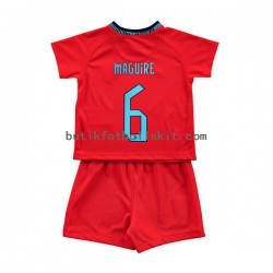 England Maguire 6 Barn Borta Matchtröja World Cup 2022 Kortärmad