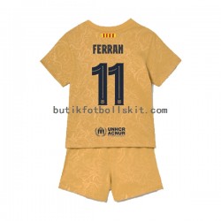 FC Barcelona Ferran Torres 11 Barn Borta Matchtröja 2022/23 Kortärmad