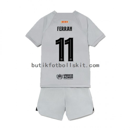 FC Barcelona Ferran Torres 11 Barn Tredje Matchtröja 2022/23 Kortärmad