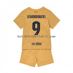 FC Barcelona Lewandowski 9 Barn Borta Matchtröja 2022/23 Kortärmad