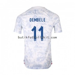 Frankrike Dembele 11 Män Borta Matchtröja World Cup 2022 Kortärmad