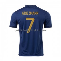 Frankrike Griezmann 7 Män Hemma Matchtröja World Cup 2022 Kortärmad