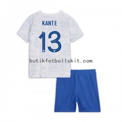 Frankrike Kante 13 Barn Borta Matchtröja World Cup 2022 Kortärmad