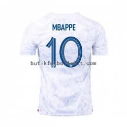 Frankrike Mbappé 10 Män Borta Matchtröja World Cup 2022 Kortärmad