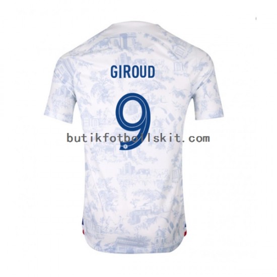 Frankrike Olivier Giroud 9 Män Borta Matchtröja World Cup 2022 Kortärmad