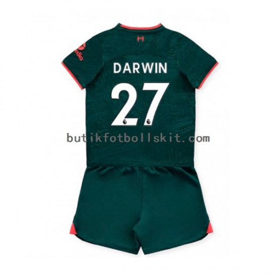 Liverpool Darwin Nunez 27 Barn Tredje Matchtröja 2022/23 Kortärmad