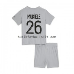 Paris Saint-Germain Mukiele 26 Barn Borta Matchtröja 2022/23 Kortärmad