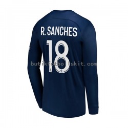 Paris Saint-Germain R.Sanches 18 Män Hemma Matchtröja 2022/23 Långärmad