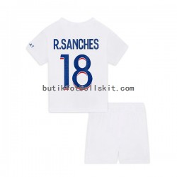 Paris Saint-Germain R.Sanches 18 Barn Tredje Matchtröja 2022/23 Kortärmad