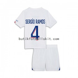 Paris Saint-Germain Sergio Ramos 4 Barn Tredje Matchtröja 2022/23 Kortärmad