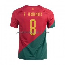 Portugal B.Fernandes 8 Män Hemma Matchtröja World Cup 2022 Kortärmad
