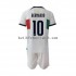 Portugal Bernardo 10 Barn Borta Matchtröja World Cup 2022 Kortärmad