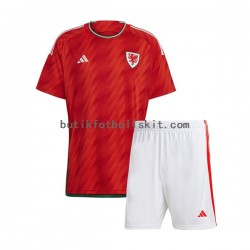 Wales Barn Hemma Matchtröja World Cup 2022 Kortärmad