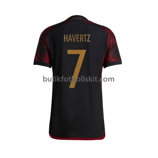 Tyskland Havertz 7 Män Borta Matchtröja World Cup 2022 Kortärmad