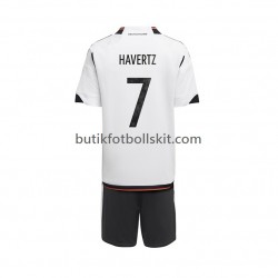 Tyskland Havertz 7 Barn Hemma Matchtröja World Cup 2022 Kortärmad