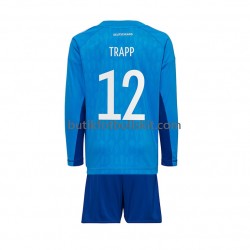 Tyskland TRAPP 12 Målvakt Barn Hemma Matchtröja World Cup 2022 Långärmad