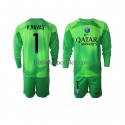 Paris Saint-Germain Keylor Navas 1 Målvakt Barn Hemma Matchtröja 2022/23 Långärmad