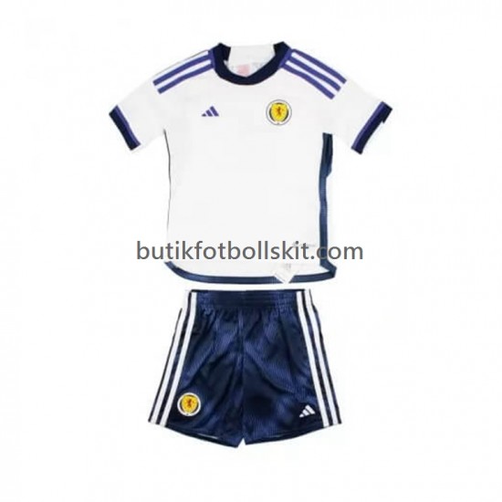 Schottland Barn Borta Matchtröja 2022 Kortärmad